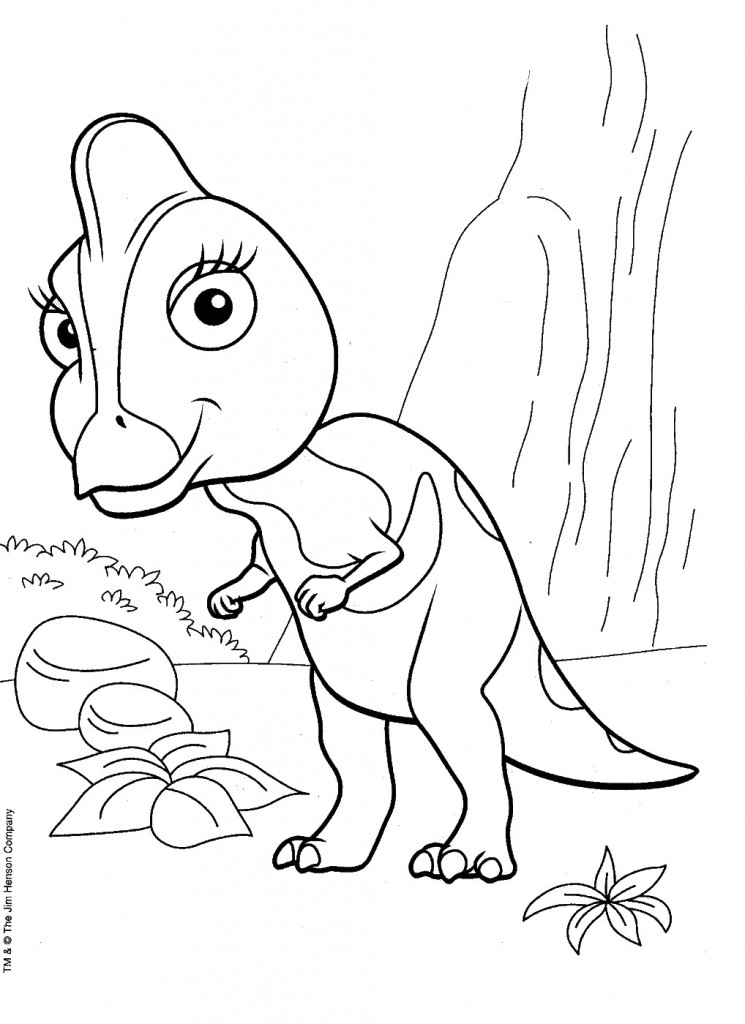 דף צביעה רכבת הדינוזאורים 37