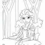 אלזה בורחת מארנדיל לארמון הקרח